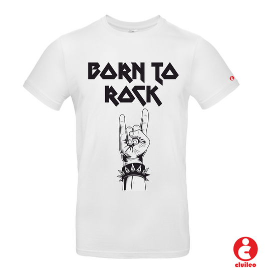 T-shirt Homem Personalizada "BORN TO ROCK"