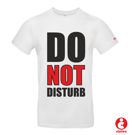 T-shirt Homem Personalizada "DO NOT DISTURB"