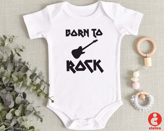 Body Bebé "Born to rock" 100% algodão