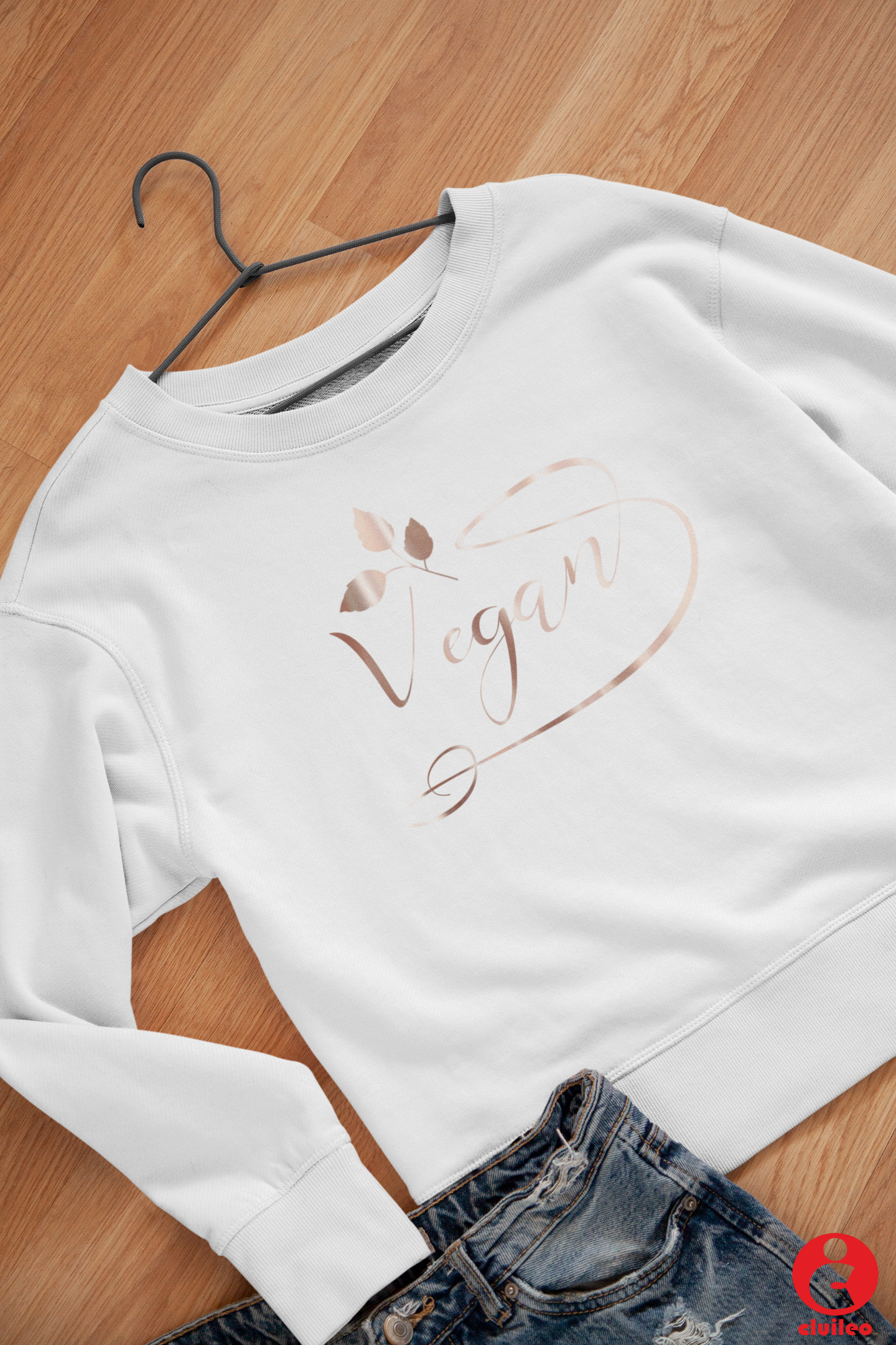 Sweatshirt Mulher Personalizada Vegan, algodão orgânico – cluileo